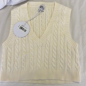 Princess Polly Sydney Vest Top Cream